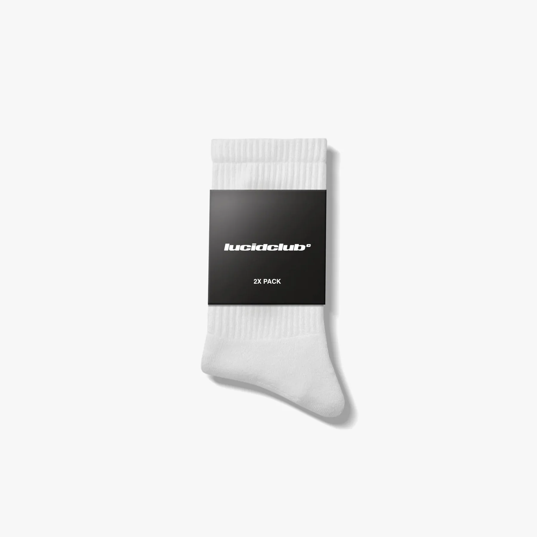 Basic Logo Socks "White" (2-Pack) - Image 3