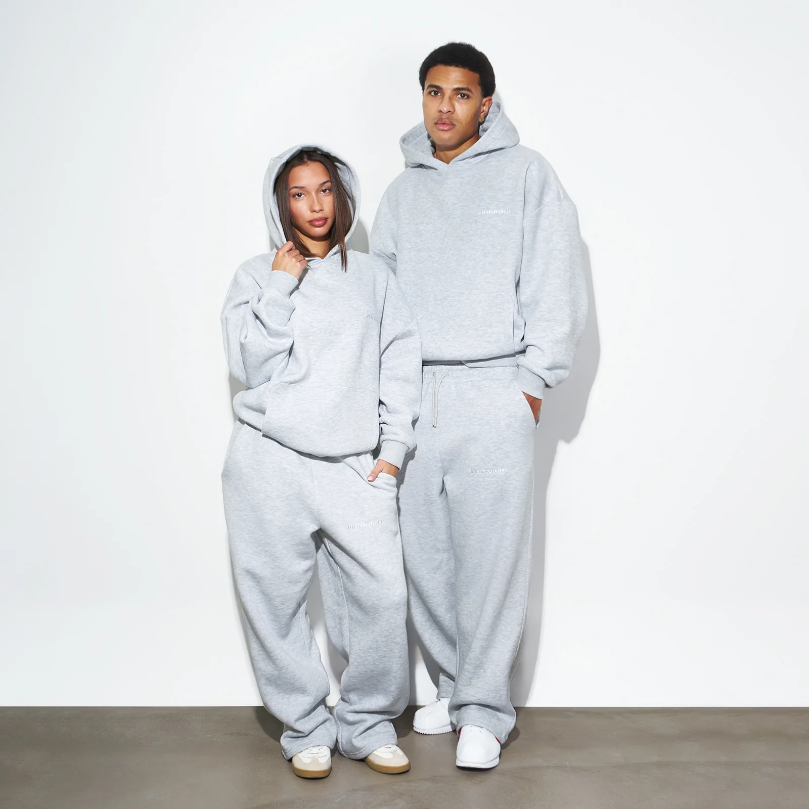 Cozy Hoodie "Melange Grey" - Image 6