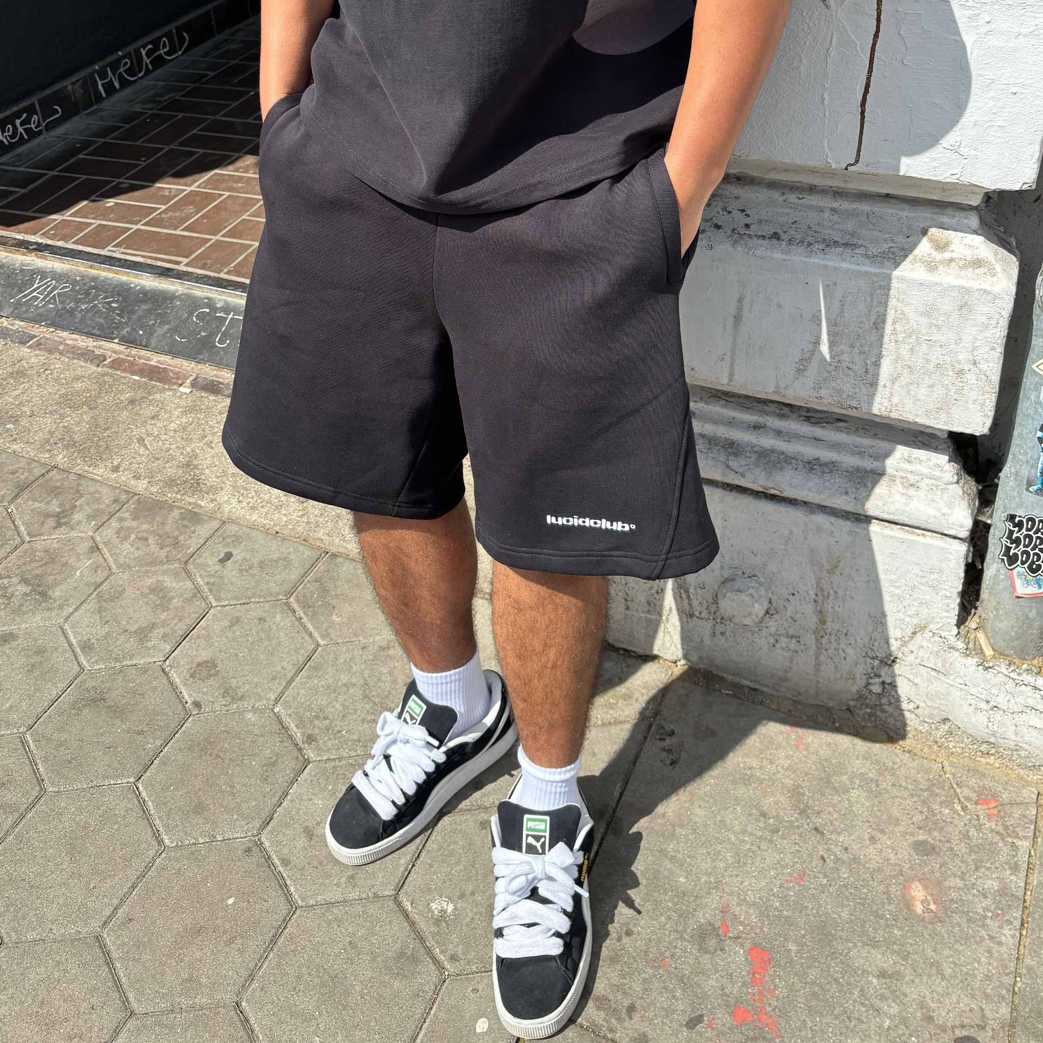 Logo Sweat Shorts "Pure Black" - Image 3