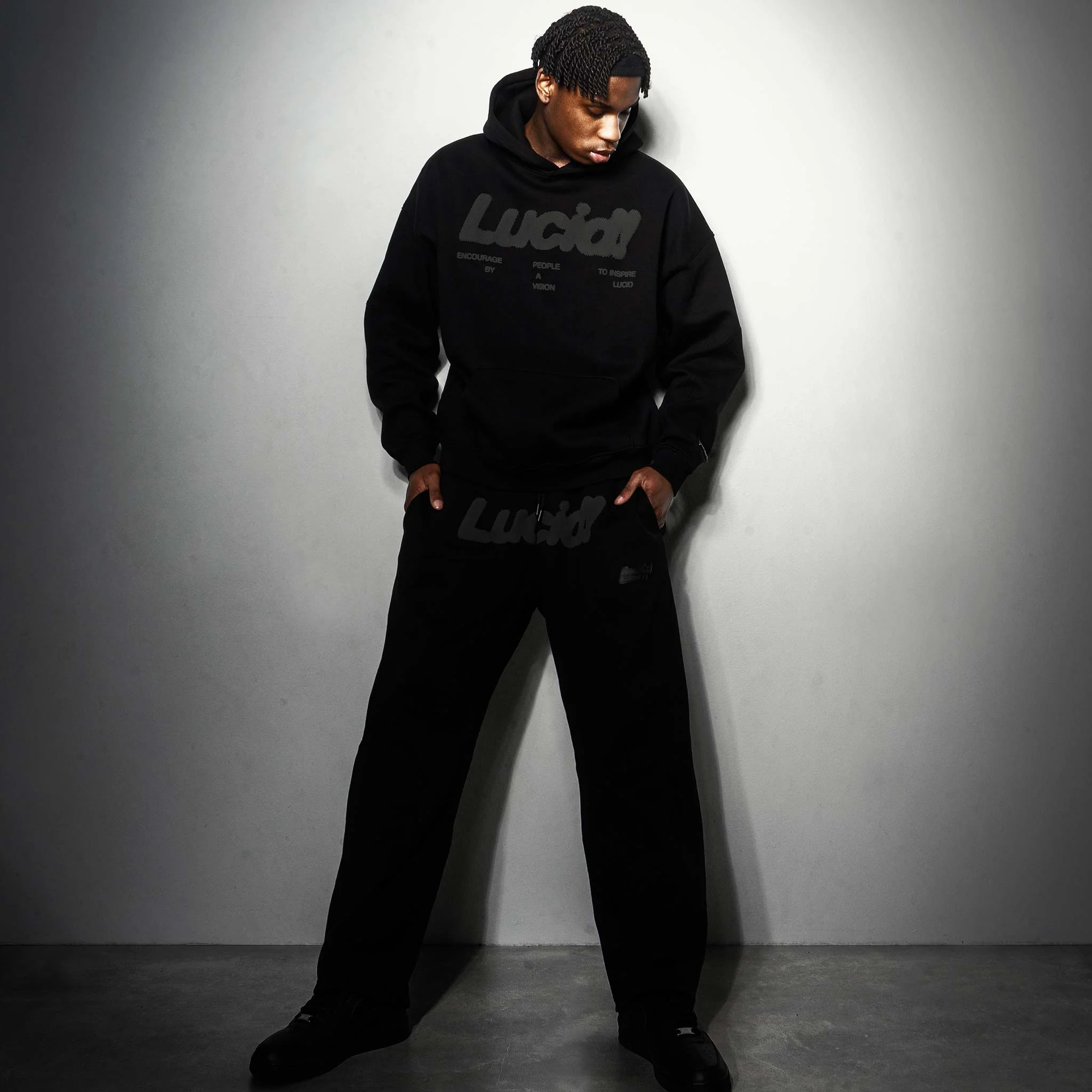 Lucid! Hoodie Black/Black - Image 3