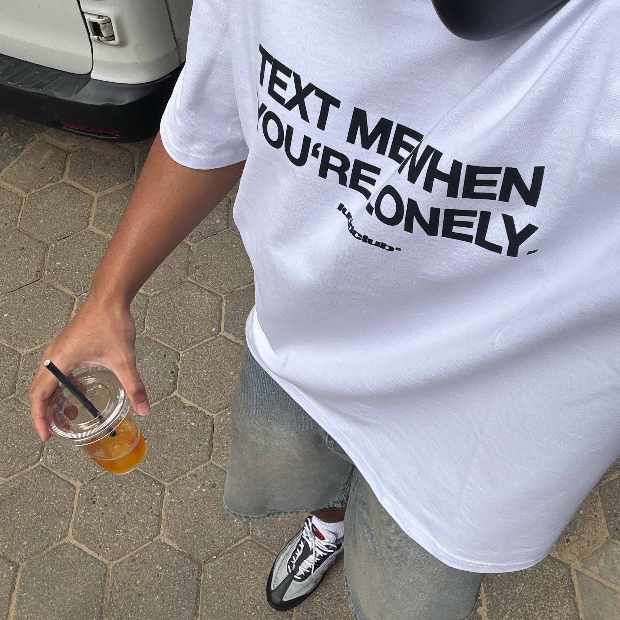 Text Me T-Shirt "White" - Image 3