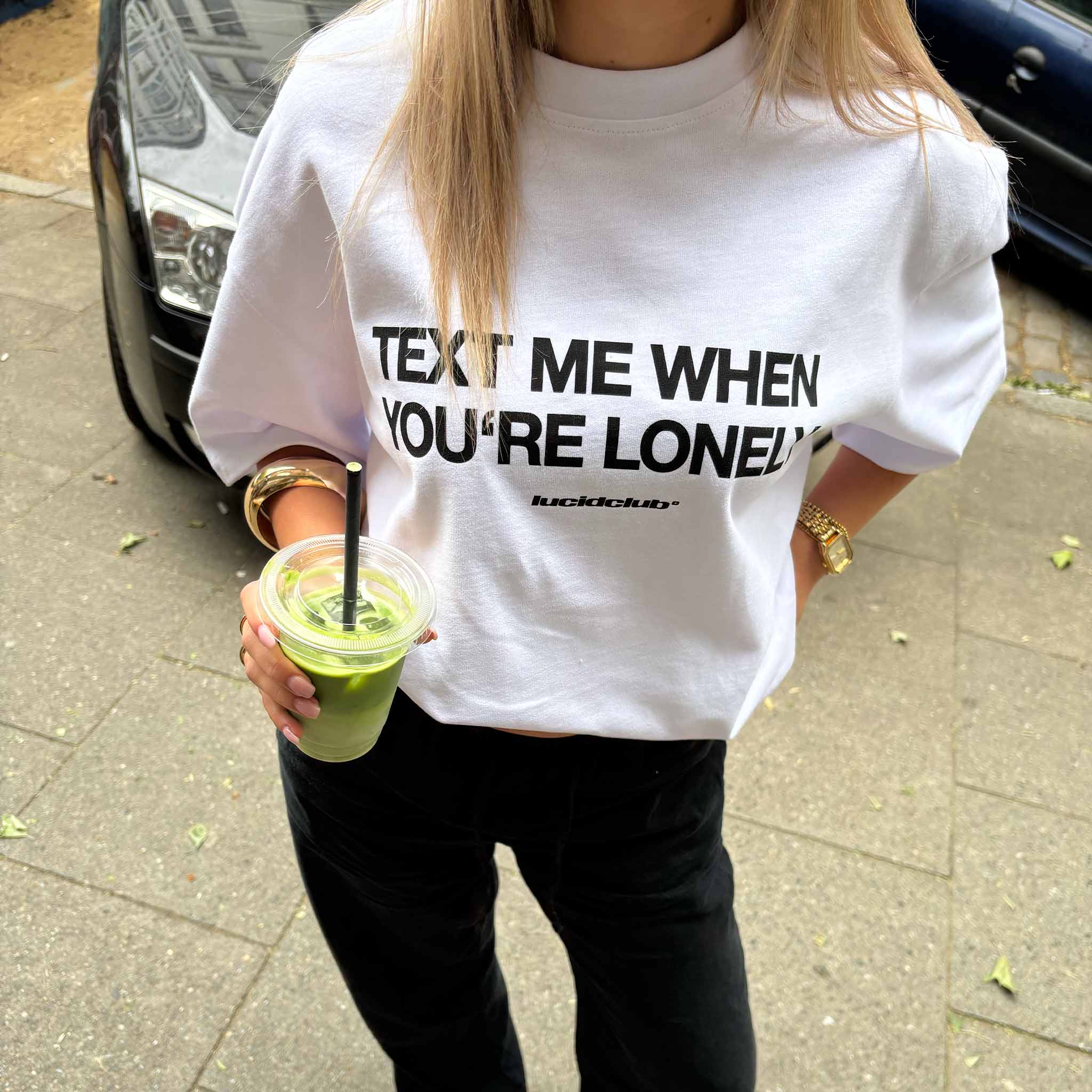 Text Me T-Shirt "White" - Image 4